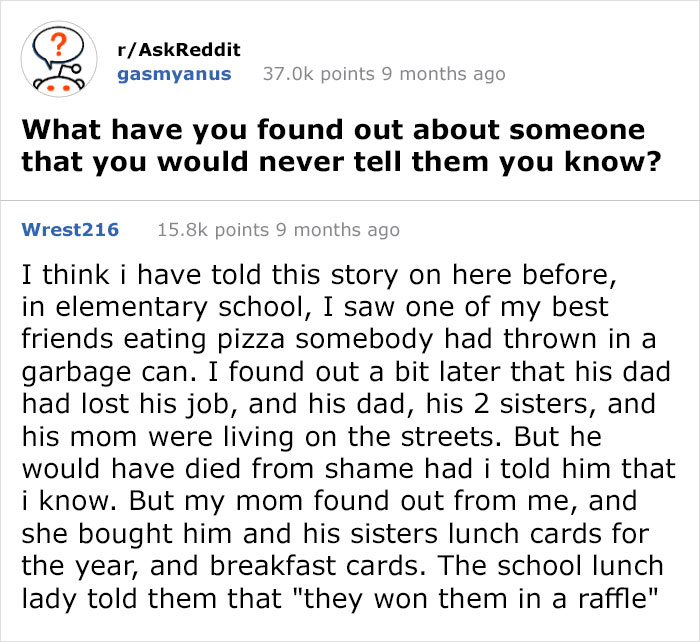 Found In R/Askreddit.. Wholesome Level 10/10
