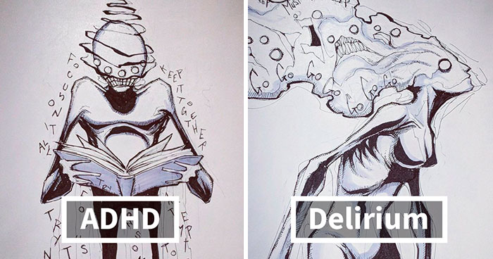 I Illustrated Mental Illness And Disorders To Fight The Stigma Associated With Them (New Pics)