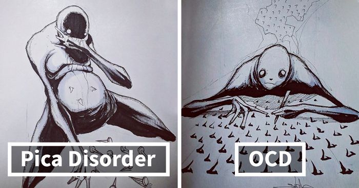 I Illustrated Mental Illness And Disorders To Fight The Stigma Associated With Them (New Pics)