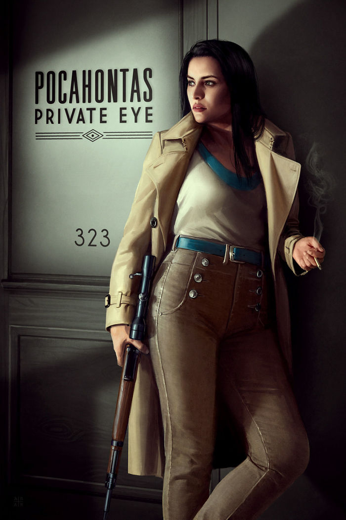 "Pocahontas Private Eye"