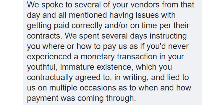 Bride Posts Rude Comment About Event Planning Company So They Reveal All The Details Bride Posts Rude Comment About Event Planning Company So They Reveal All The Details