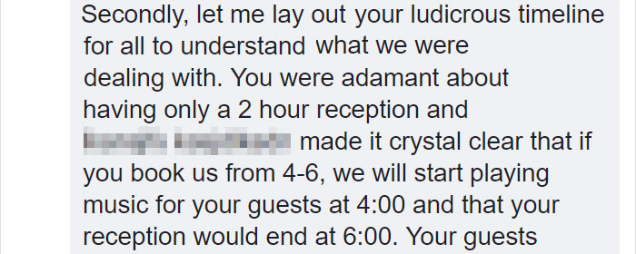 Bride Posts Rude Comment About Event Planning Company So They Reveal All The Details Bride Posts Rude Comment About Event Planning Company So They Reveal All The Details