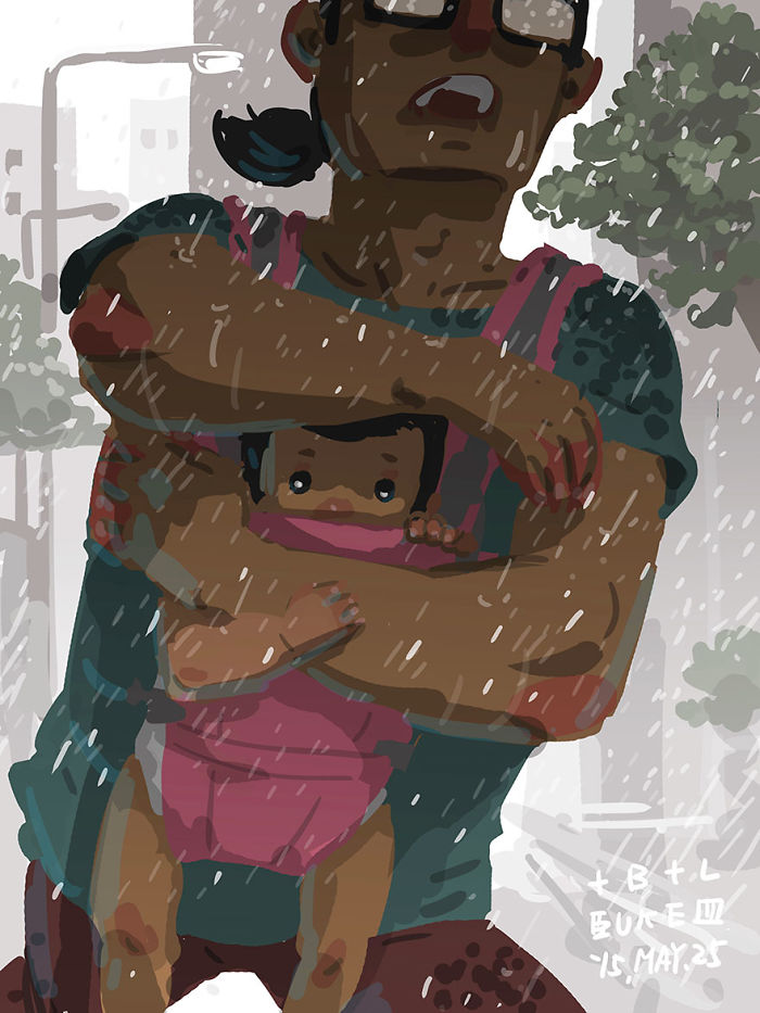 Father-Son-Love-Comics-Blue