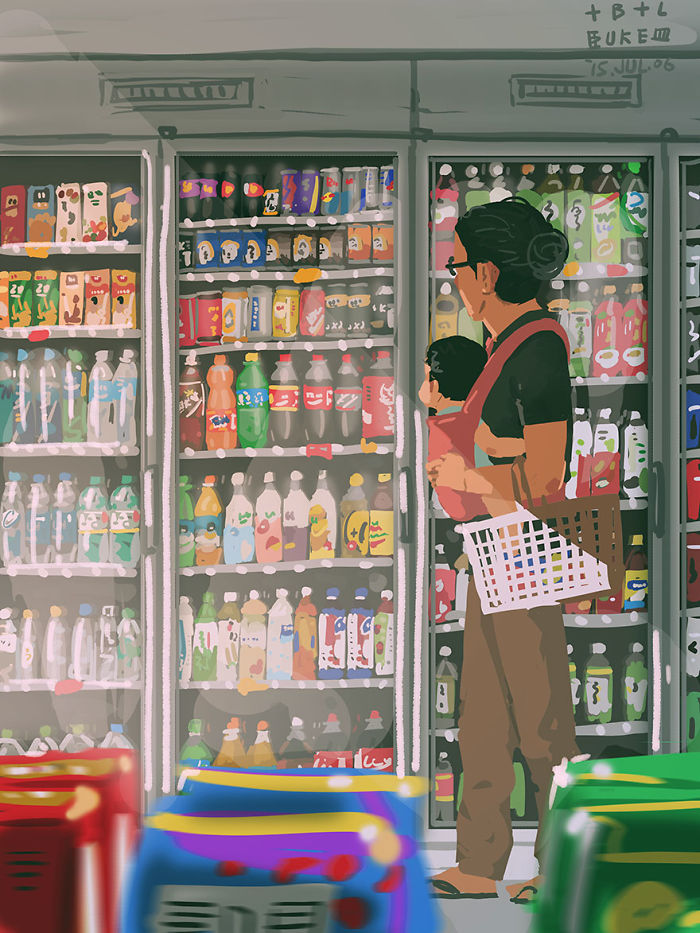 Father-Son-Love-Comics-Blue