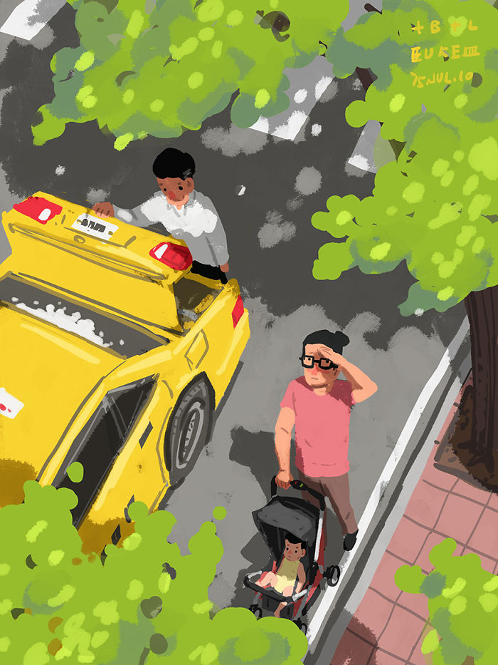 Father-Son-Love-Comics-Blue