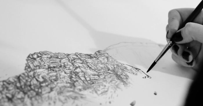 Artist Paints Mountains To Praise God