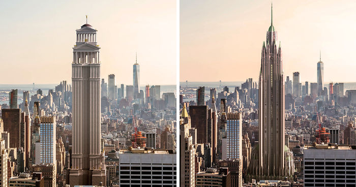 Artists Give The Empire State Building An Architectural Makeover