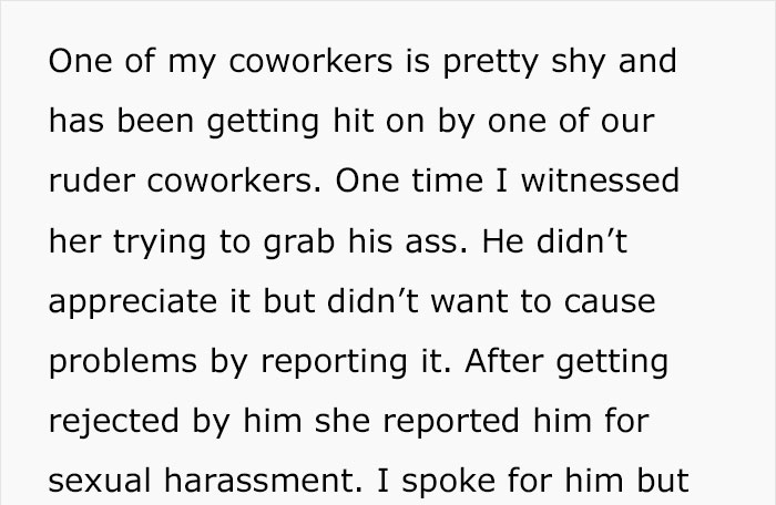 This Guy's Story About A Female Coworker Sexually Harassing A Male Sparks A Debate On Double Standards This Guy's Story About A Female Coworker Sexually Harassing A Male Sparks A Debate On Double Standards