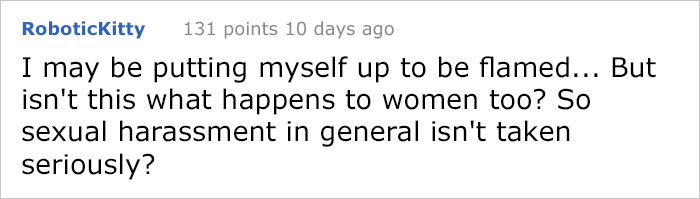 This Guy's Story About A Female Coworker Sexually Harassing A Male Sparks A Debate On Double Standards This Guy's Story About A Female Coworker Sexually Harassing A Male Sparks A Debate On Double Standards