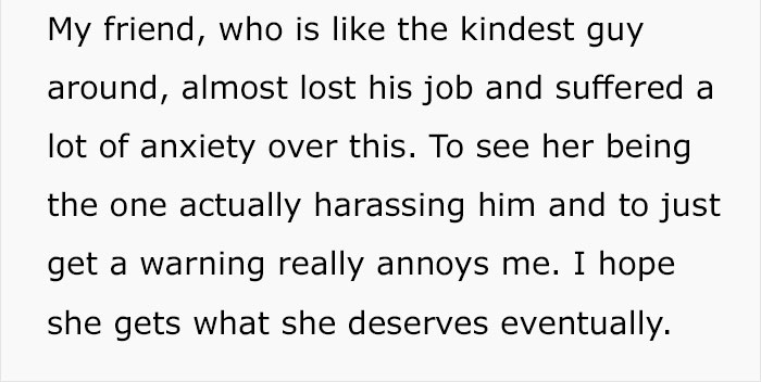 This Guy's Story About A Female Coworker Sexually Harassing A Male Sparks A Debate On Double Standards This Guy's Story About A Female Coworker Sexually Harassing A Male Sparks A Debate On Double Standards