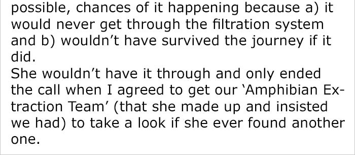 Man Blames 'The Plumbing' After Finding A 'Frog' On A Toilet Seat, Then His Wife Tells What Really Happened Man Blames 'The Plumbing' After Finding A 'Frog' On A Toilet Seat, Then His Wife Tells What Really Happened