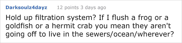 Man Blames 'The Plumbing' After Finding A 'Frog' On A Toilet Seat, Then His Wife Tells What Really Happened