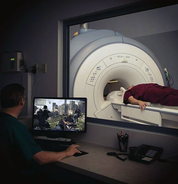 Sometimes When Waiting The Nurse To Take Care Of The Patient Can Take A Long Time. Time For Counter Strike