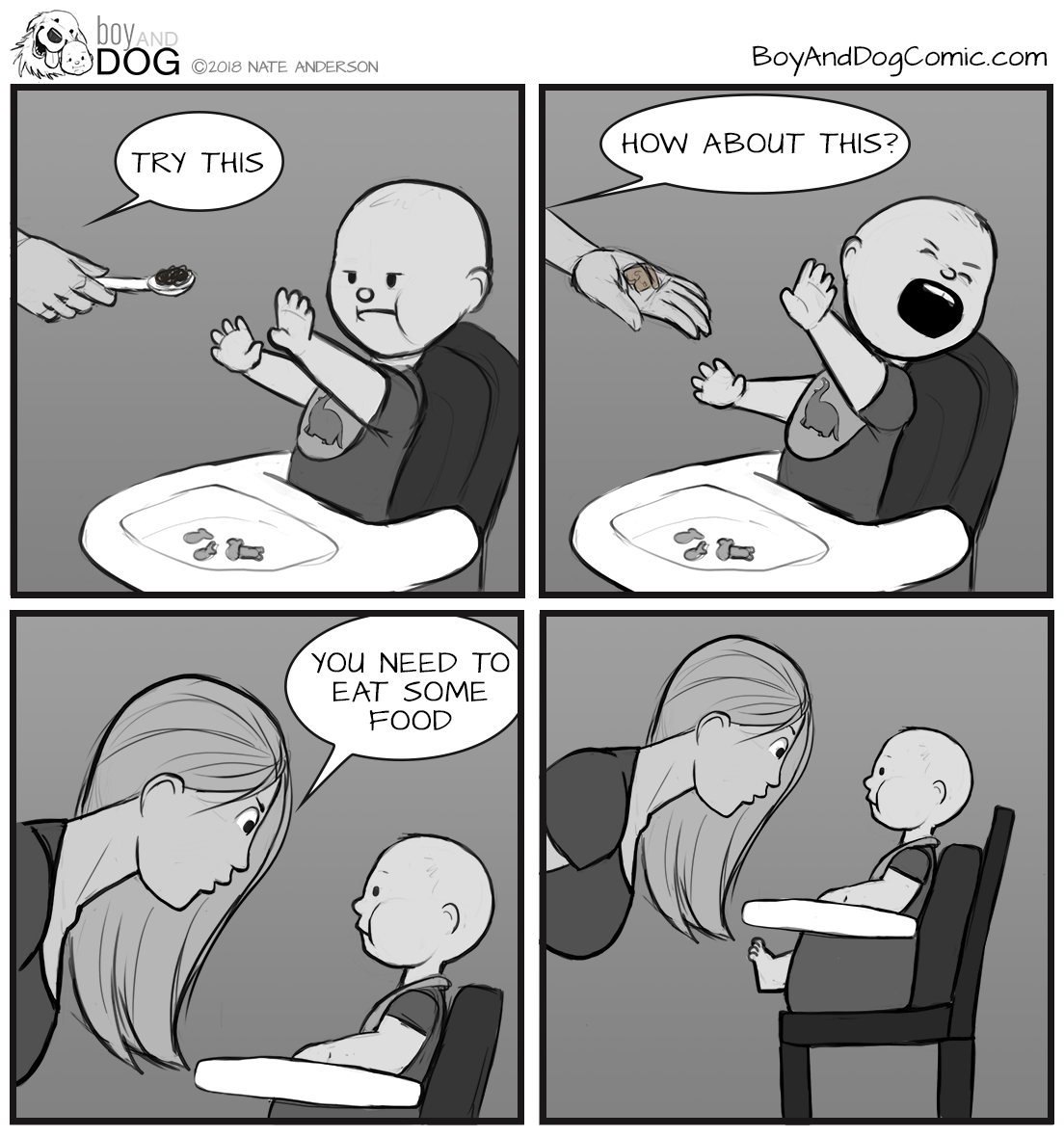 Rowan Has Decided That Food Is Not For Him. Murphy Is Happy About This Decision