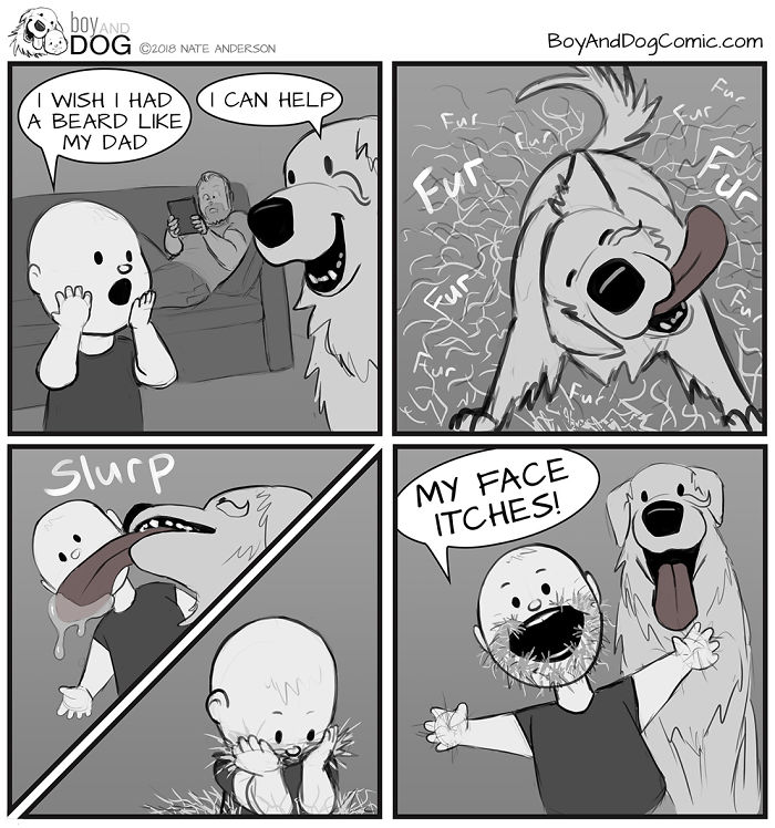 Aw, He's Got His Mothers Eyes... And His Dads Beard