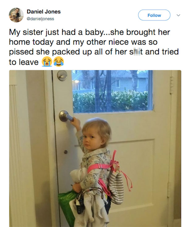 Toddler Says: "Heck This"