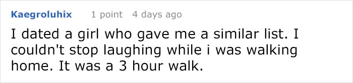 Scary Girlfriend Set 22 Rules For Her Boyfriend, So The Internet Gave Him Some Surprising Advice Scary Girlfriend Set 22 Rules For Her Boyfriend, So The Internet Gave Him Some Surprising Advice