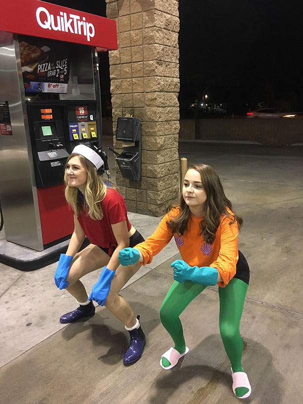 Mermaid Man And Barnacle Boy, At Your Service