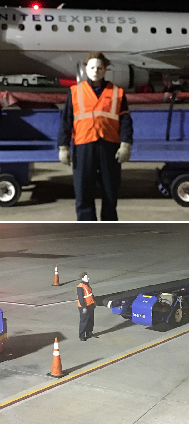 Michael Somehow Found His Way On The Ramp