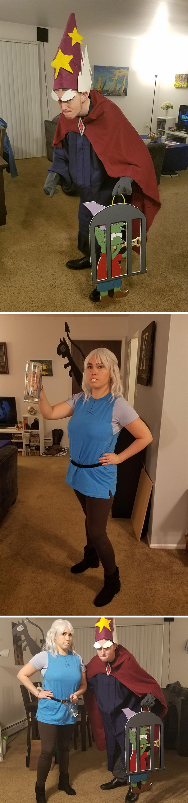 Happy Halloween, From Sorcerio And Bean