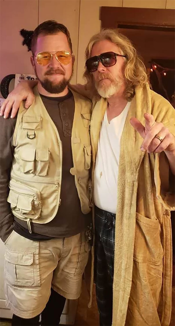 My Dad And I As The Dude And Walter