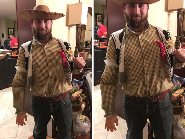 My Cousin Lost His Arm In A Motorcycle Accident, So He's The Part In The Movie Where Woodie's Arm Starts To Rip