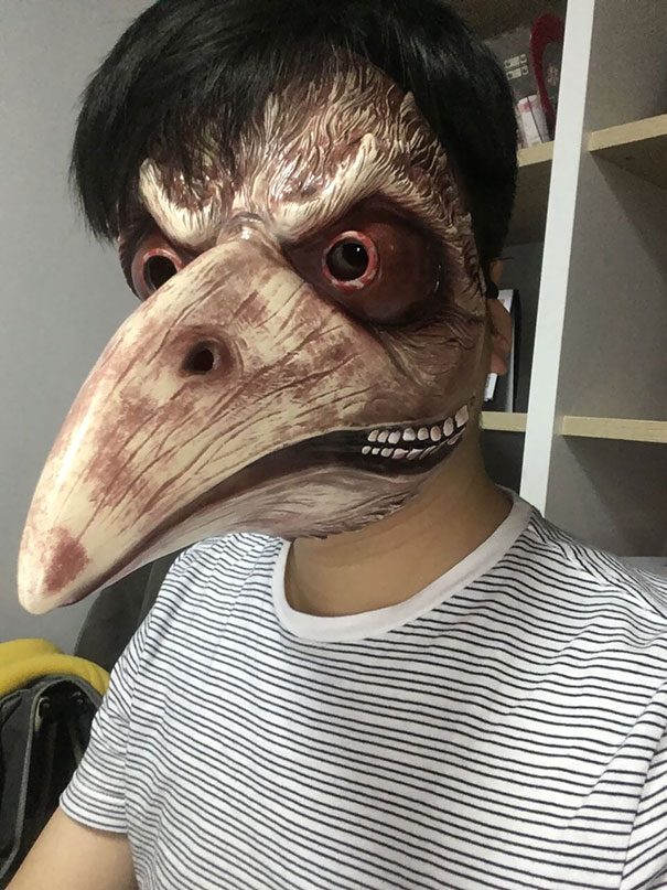 Do You Guys Like This Mask? Maybe Wearing A Cloak Would Be Better