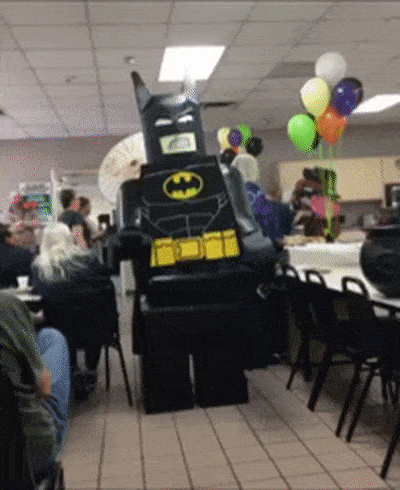 A Co-Worker Came As Lego Batman For The Annual Company Halloween Costume Contest And Got 1st Place