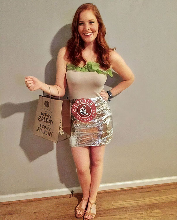 Chipotle Burrito Costume