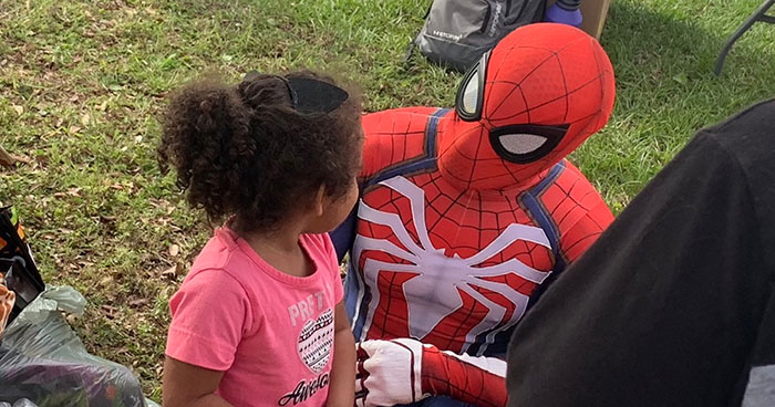 A Lot Of Kids In My Poor Neighborhood Miss Out On Halloween Costumes. I Decided To Change That. I Handed Out Over 100 Today