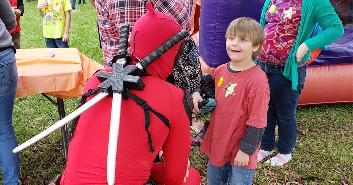 A Lot Of Kids In My Poor Neighborhood Miss Out On Halloween Costumes. I Decided To Change That. I Handed Out Over 100 Today