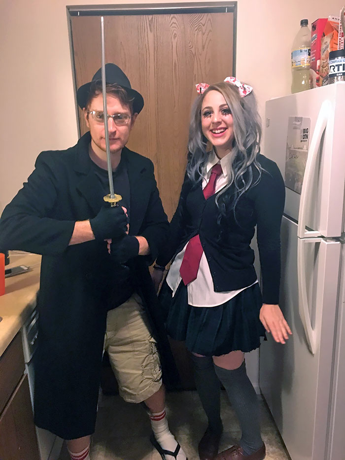 My Boyfriend And I Dressed As A Neckbeard And His Waifu For Halloween