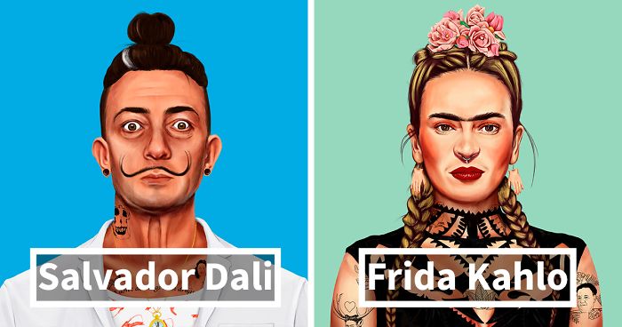 I Reimagined The World’s Most Iconic Artists As Today’s Hipsters