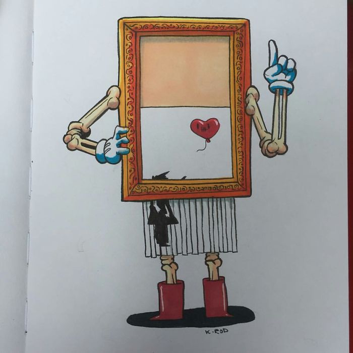 People Are Posting Parodies Of Banky's Self Shredding Art, And It's Beyond Funny