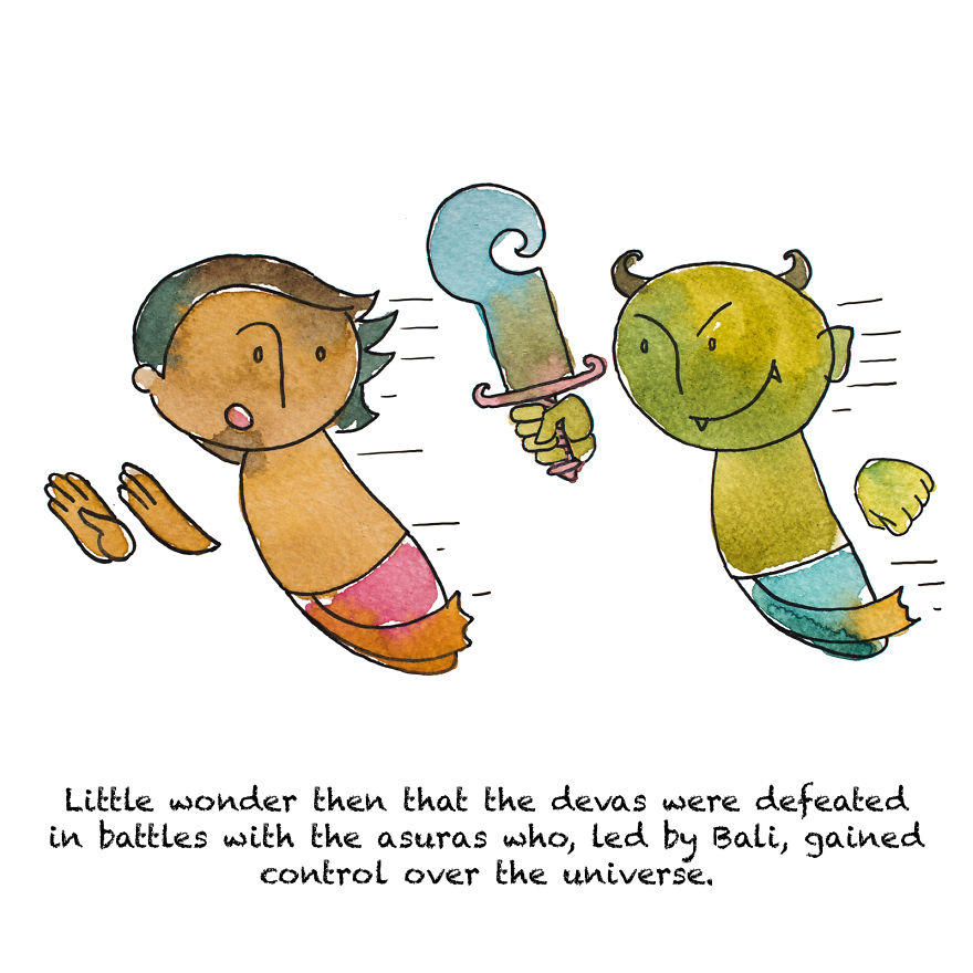 We Created A Series Of Fairytales About Indian Mythology For Our Baby, And This Is One Of Them