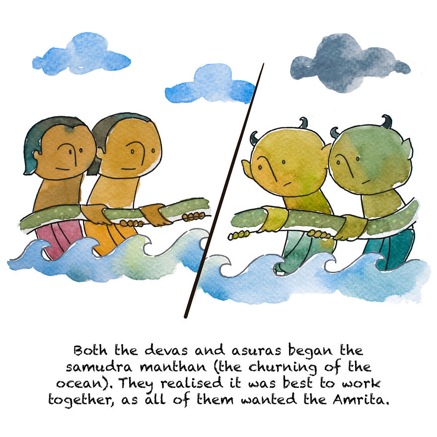 We Created A Series Of Fairytales About Indian Mythology For Our Baby, And This Is One Of Them