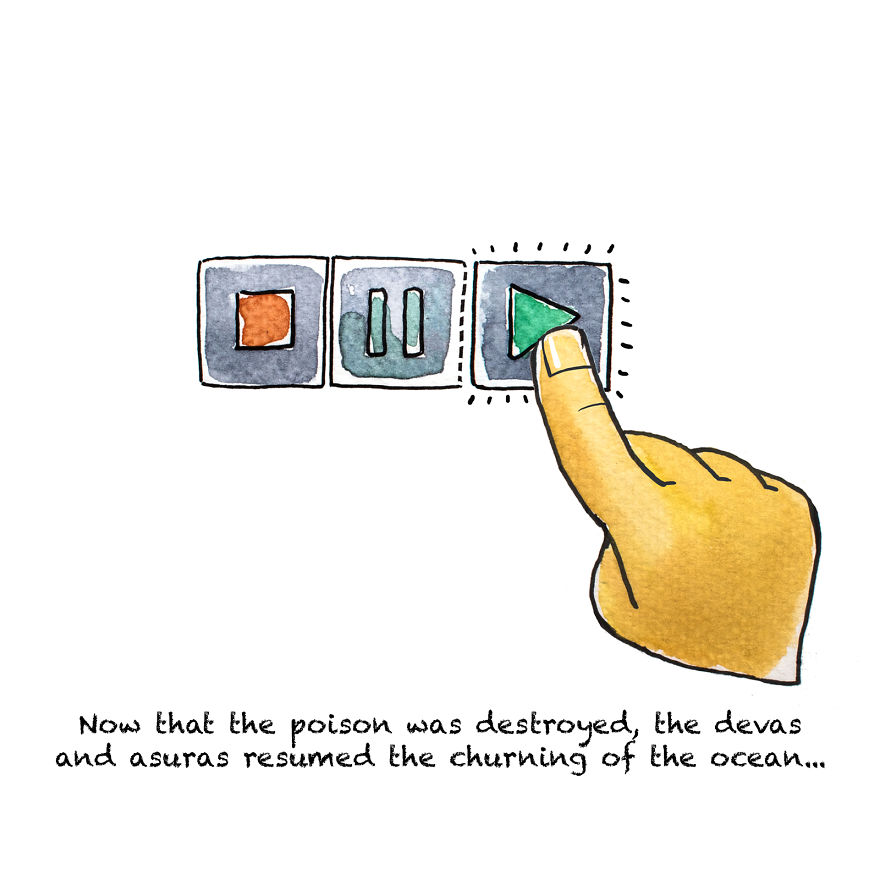 We Created A Series Of Fairytales About Indian Mythology For Our Baby, And This Is One Of Them