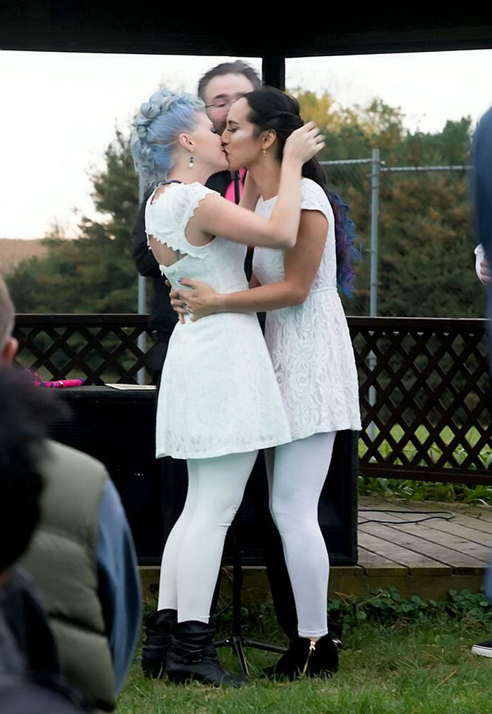 Brides Surprise Their Guests By Setting Their Wedding Dresses On Fire And Then Posing For Some Hot Pics