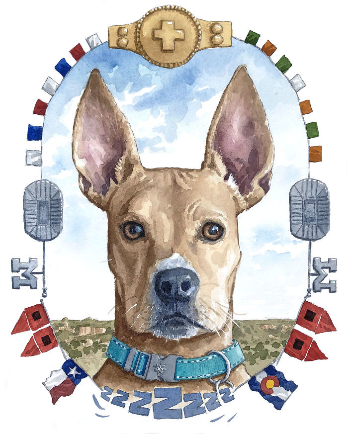 I Created A Watercolor Illustration For My Family's Baby Announcement, And Years Later Custom Illustrations Are My Business