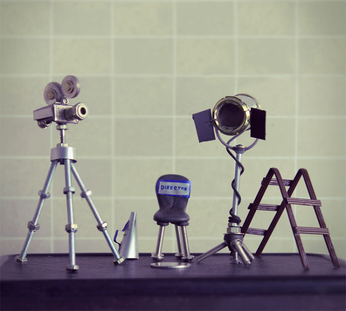 Junk-Art Created With Discarded Junk Parts