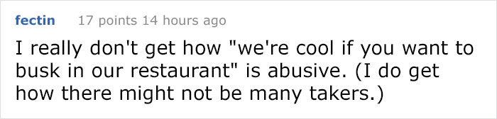 Restaurant Asks Musicians To Perform For Free, And This Musician's Epic Reply Goes Viral Restaurant Asks Musicians To Perform For Free, And This Musician's Epic Reply Goes Viral