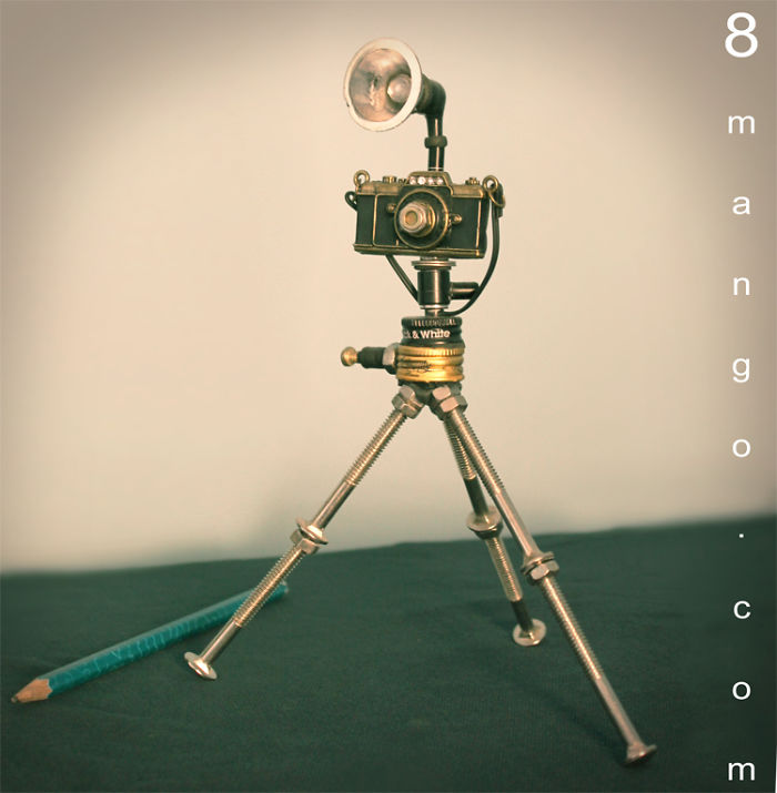 Junk-Art Created With Discarded Junk Parts