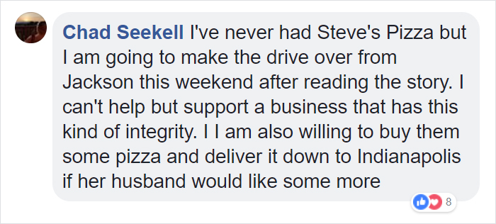 This 18-year-old Drove 3.5 Hours At Night To Deliver A Pizza For A Terminally Ill Man And It's Heartwarming This 18-year-old Drove 3.5 Hours At Night To Deliver A Pizza For A Terminally Ill Man And It's Heartwarming