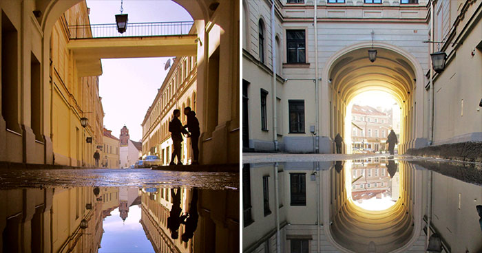 I Capture The Beauty Of Vilnius City In The Rain