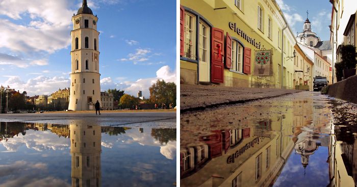 I Capture The Beauty Of Vilnius City In The Rain