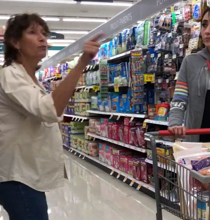 Racist Woman Attacks Two People For Speaking Spanish In Grocery Store, Gets What She Deserves Racist Woman Attacks Two People For Speaking Spanish In Grocery Store, Gets What She Deserves