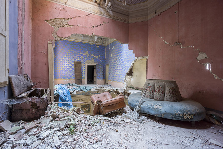 Abandoned Castle In Italy