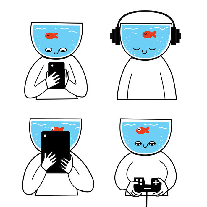 I Illustrate How We Are All Looking For Connection And Communication