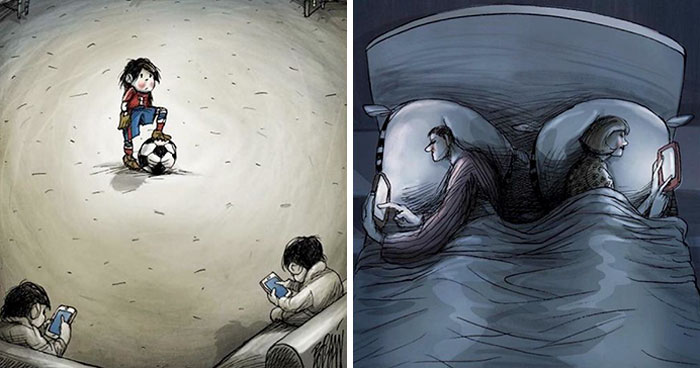 101 Thought-Provoking Illustrations By Angel Boligan