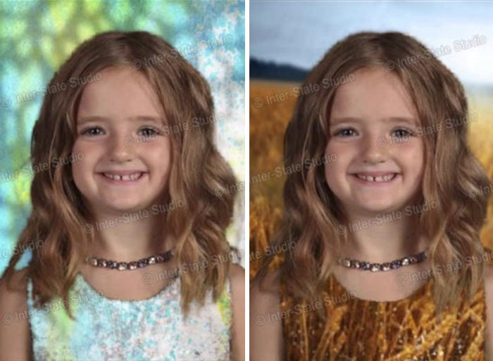 Girl Dresses Up In Green For School Picture Day And The Results Make Mom Laugh Hysterically Girl Dresses Up In Green For School Picture Day And The Results Make Mom Laugh Hysterically
